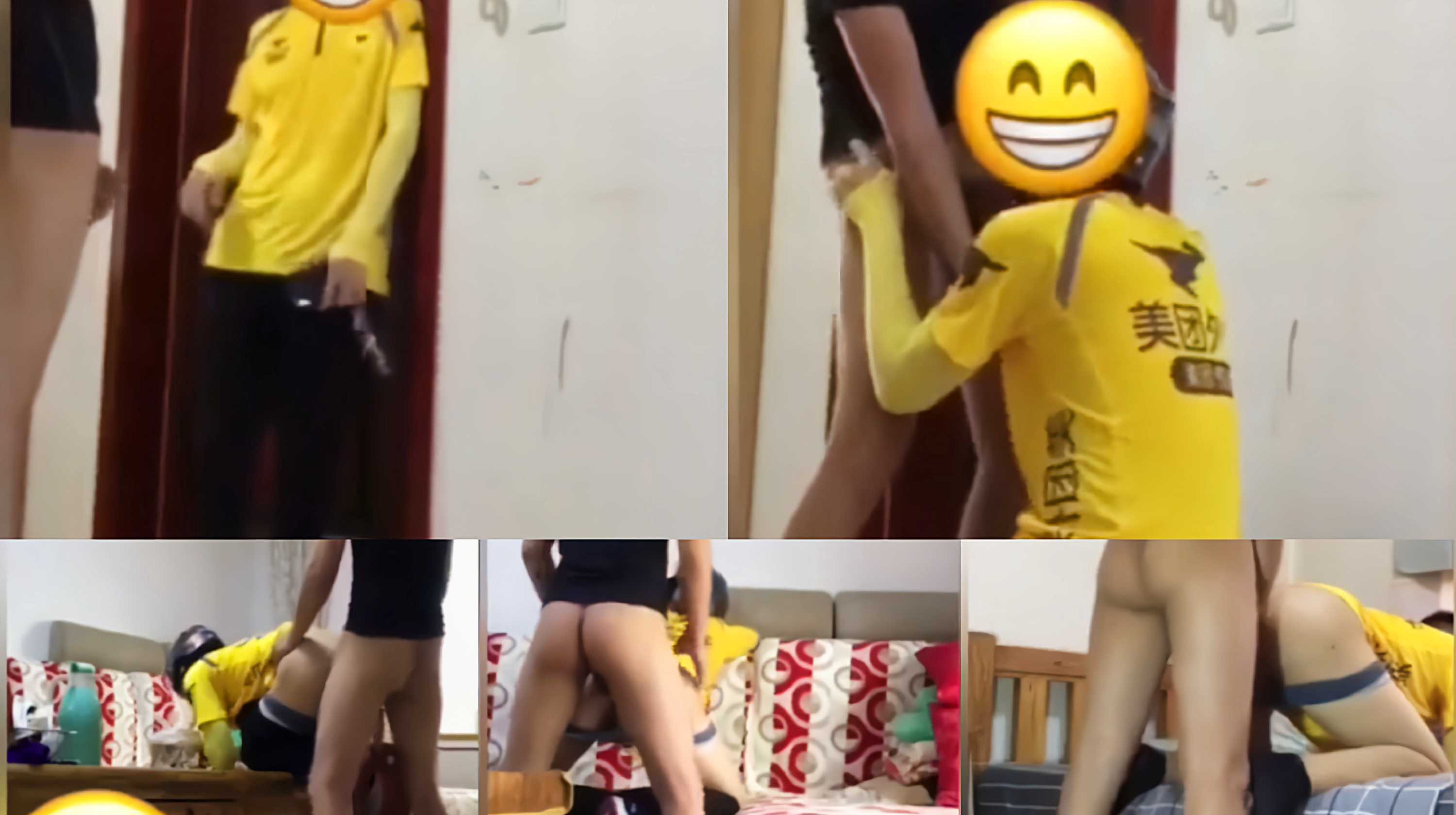 （非劇情真實版上）性癮大發點外賣勾引外賣小哥卸卸火